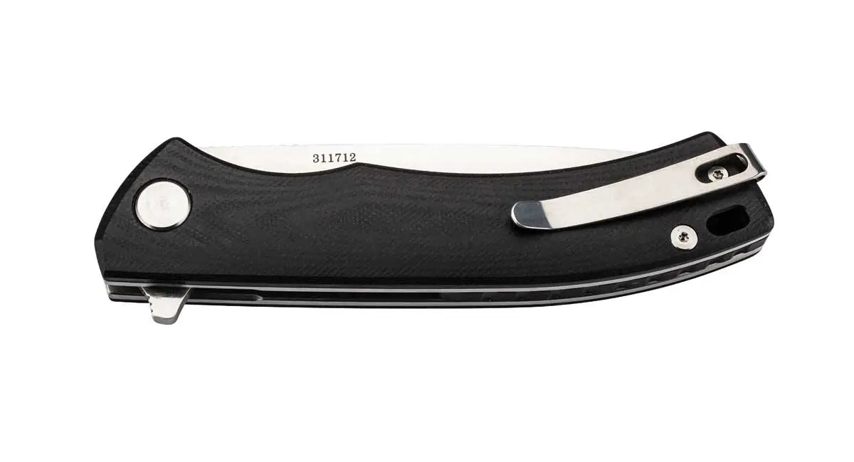 PUMA TEC Einhandmesser, G10 schwarz mit Clip