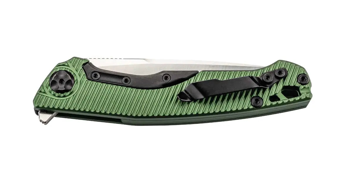 (nicht mehr lieferbar) PUMA TEC Einhandmesser, Green Aluminium mit Clip