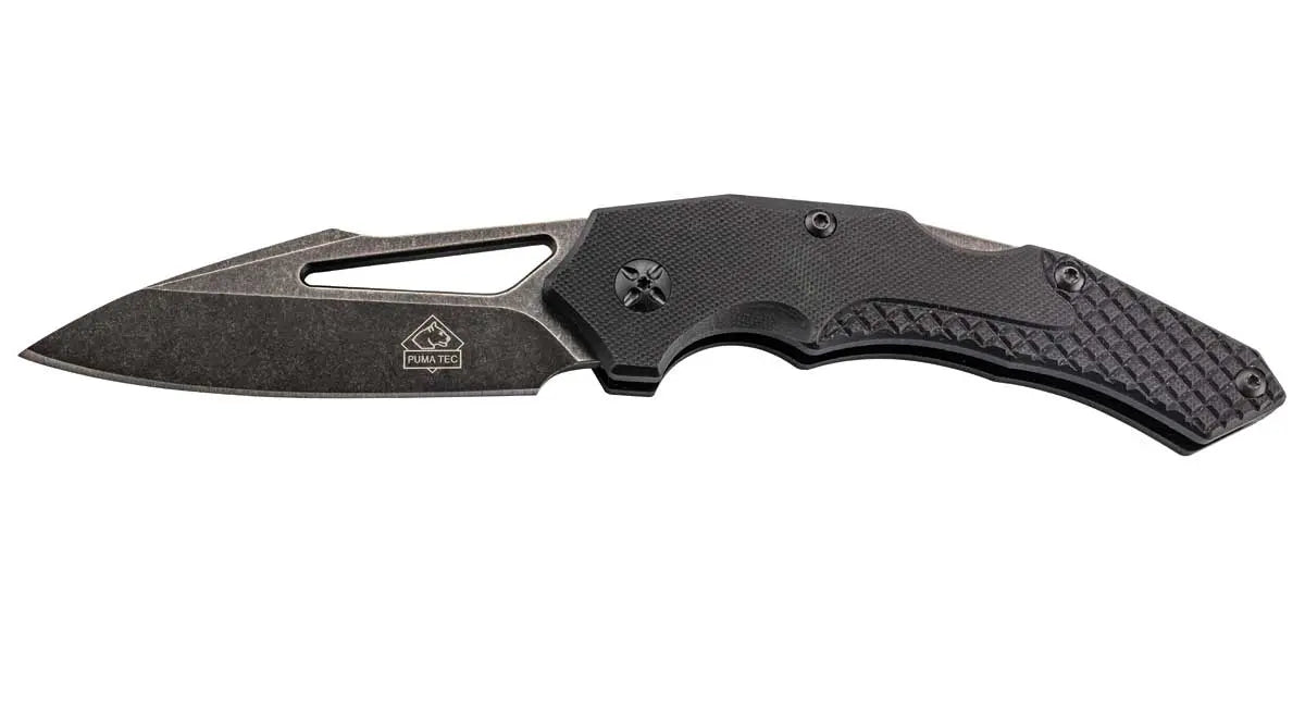 Taschenmesser Schliessmesser PUMA TEC Einhandmesser, G10 mit Clip