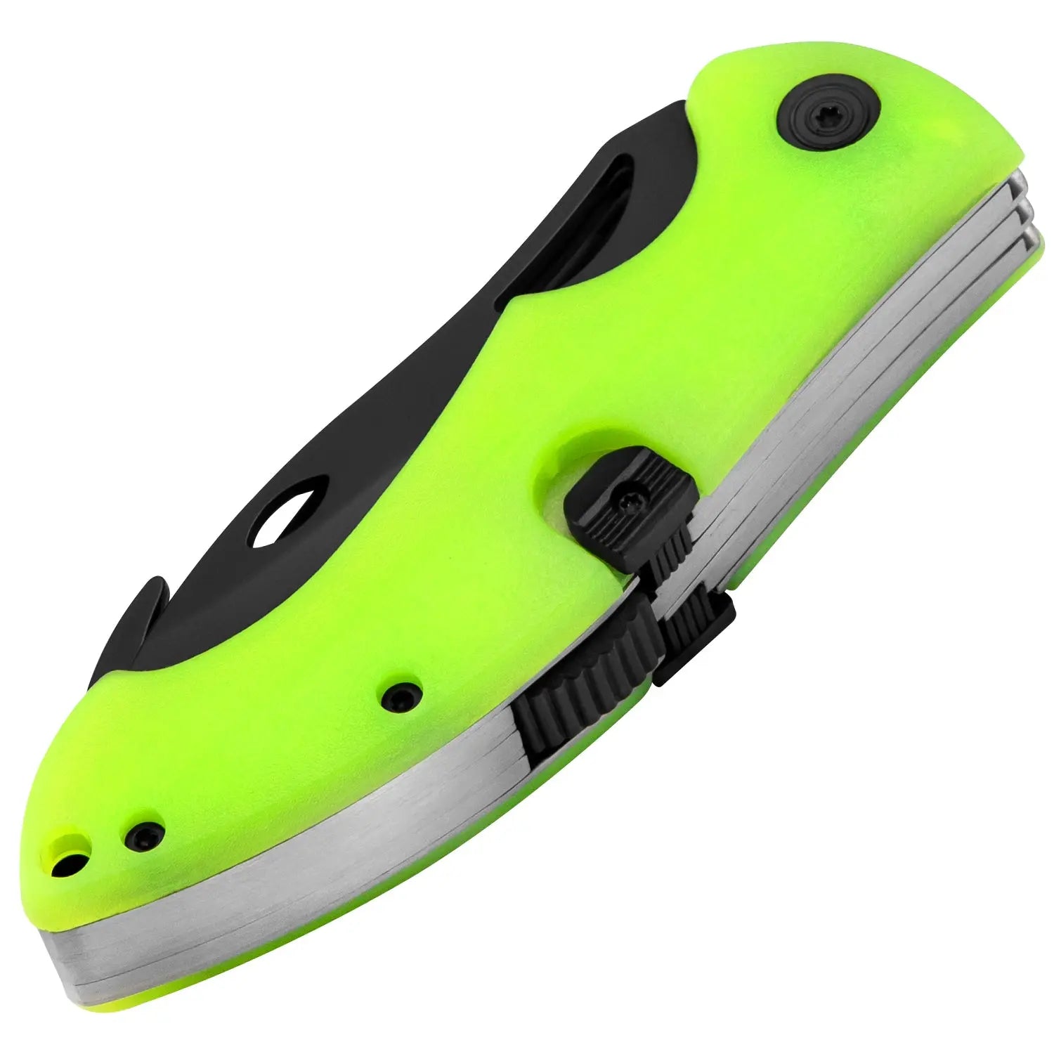 Couteau pliant PUMA XP Trifecta à 3 lames, acrylique luminescent