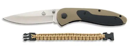 PUMA TEC Einhandmesser mit Paracord-Armband zweite Variante, Survival-Messer mit Paracord-Schnur, Art.-Nr. 7335311
