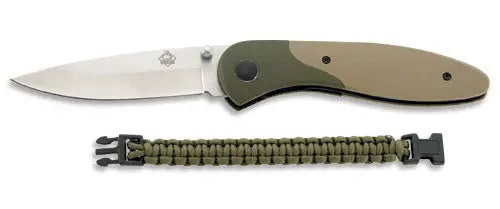 PUMA TEC Einhandmesser mit Paracord-Armband dritte Variante, Outdoor-Messer mit Paracord, Art.-Nr. 7335411