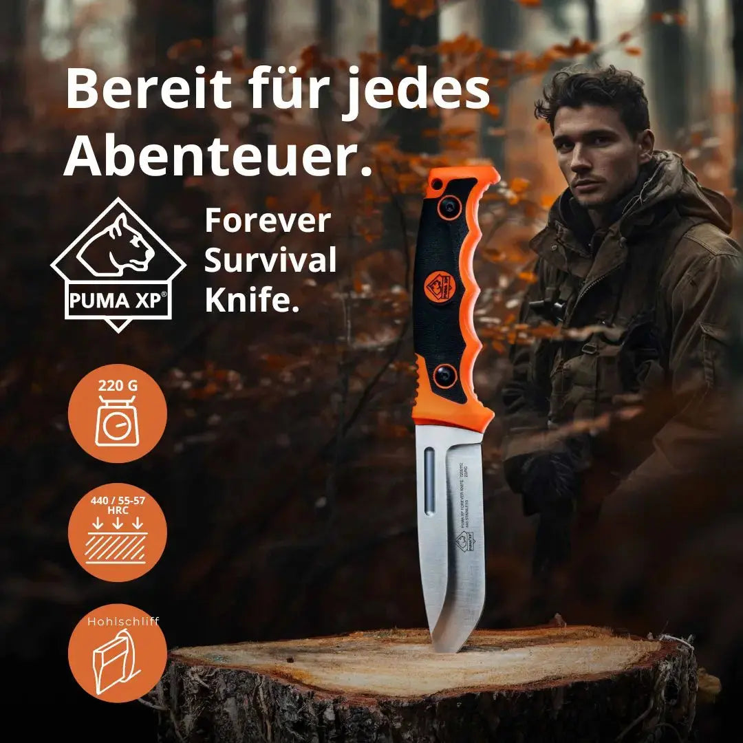 PUMA XP forever knife, orange