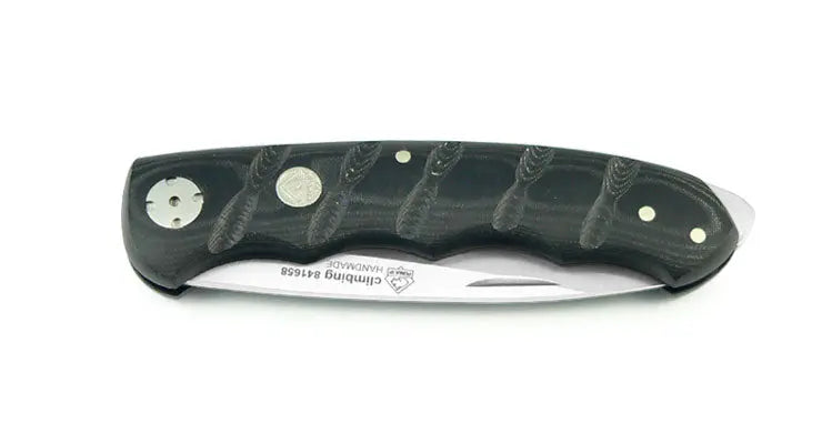 PUMA IP Climbing Micarta Auslaufmodell mit Scheide, Gesamtansicht