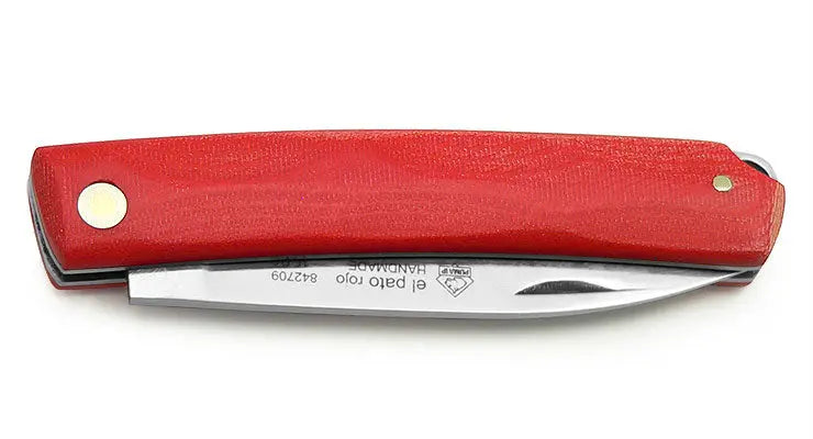 PUMA IP El Pato Rojo Klingendetail, auffaelliger roter Griff PUMA IP