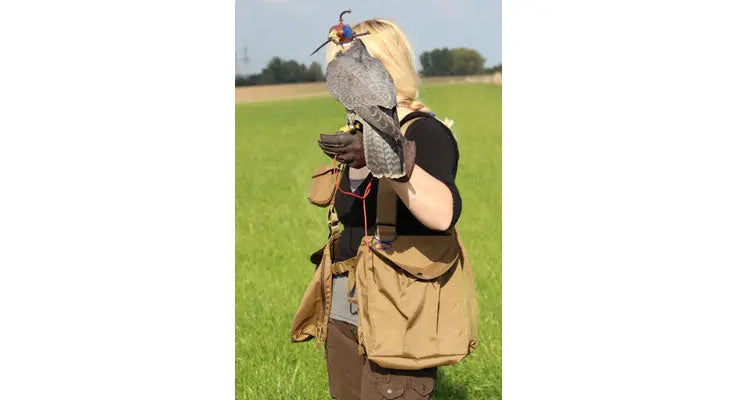 Mikesfalconry Falknerweste beige, Gr. S