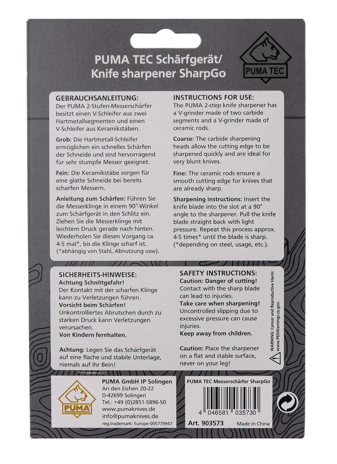 PUMA TEC Messerschärfer SharpGo