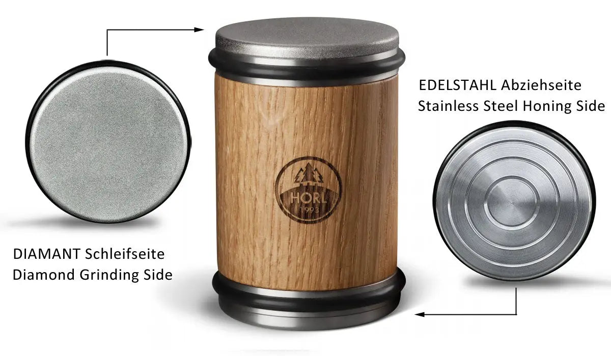 HORL Rollschleifer Eiche & Magnetschleiflehre (RSE-SET)