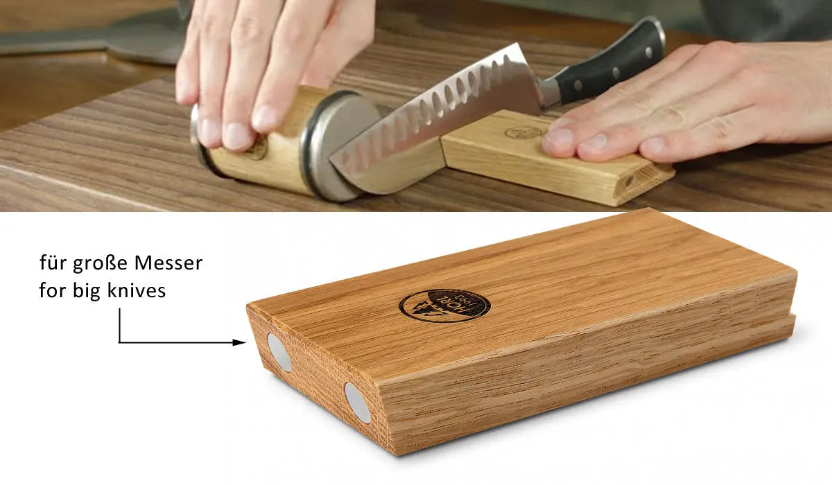 HORL Rollschleifer Eiche & Magnetschleiflehre (RSE-SET)