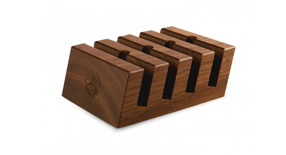 HORL Schleifscheiben Station (STASCHN-P), Nussbaum Massivholz