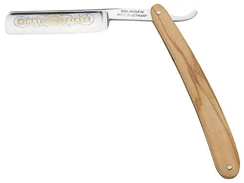 PUMA Rasiermesser mit Goldätzung, Olive