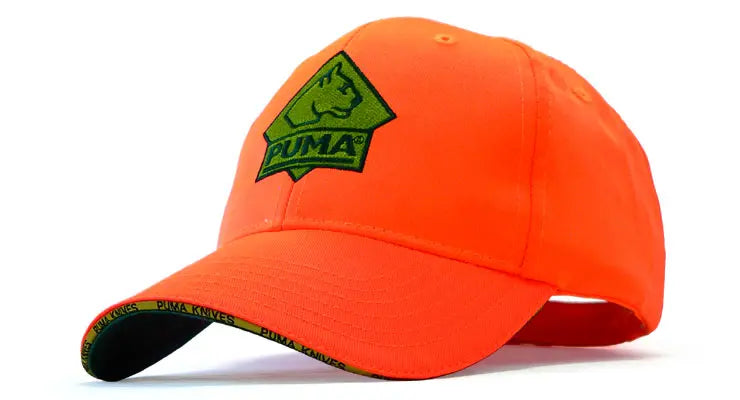 PUMA Kappe neon orange mit Klettverschluss