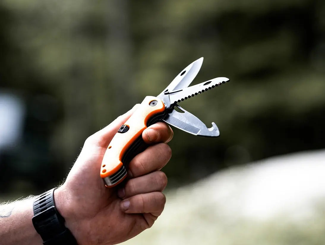 PUMA XP Trifecta 3-Klingen Schliessmesser, orange