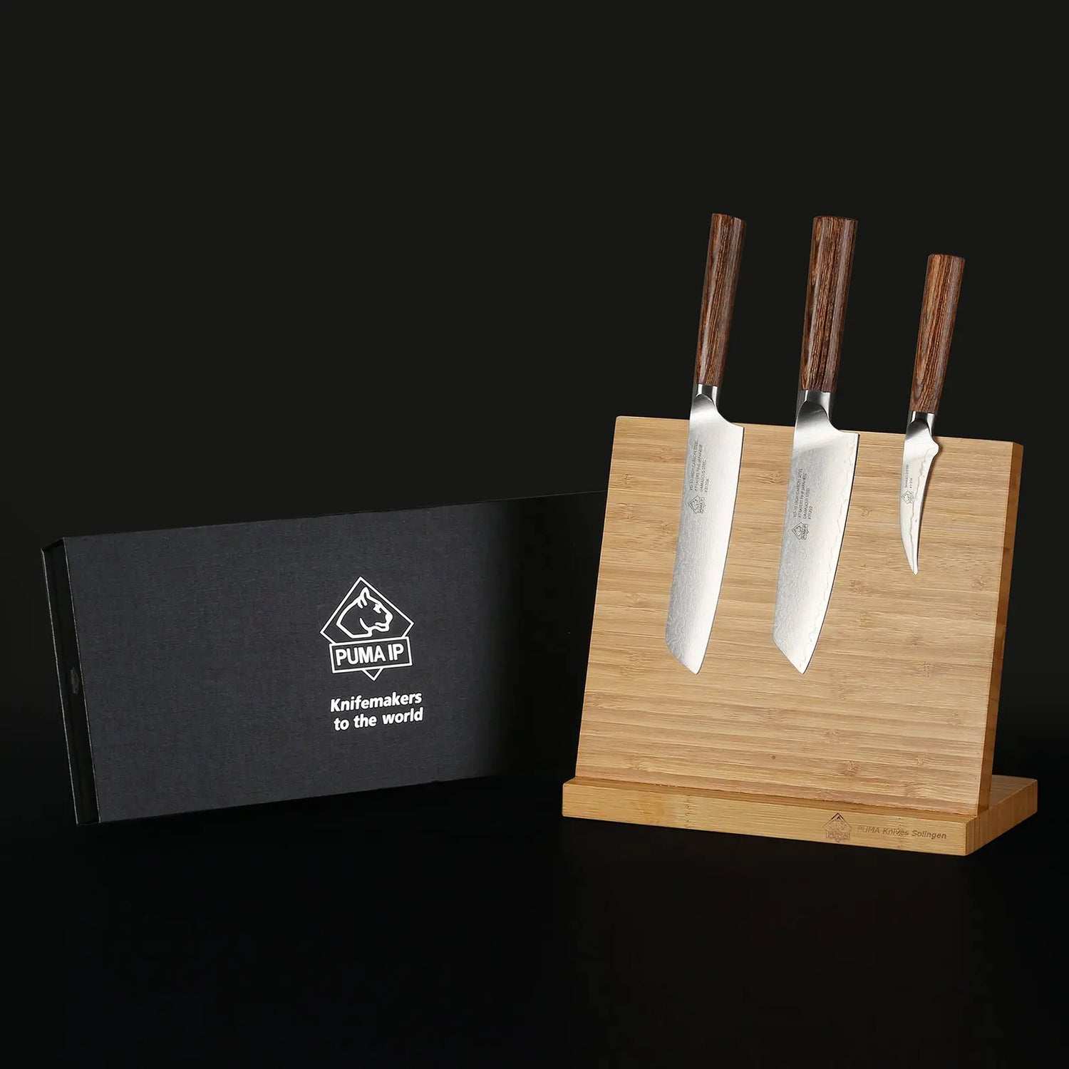 PUMA IP set of 3: small chef, santoku & pairing knife