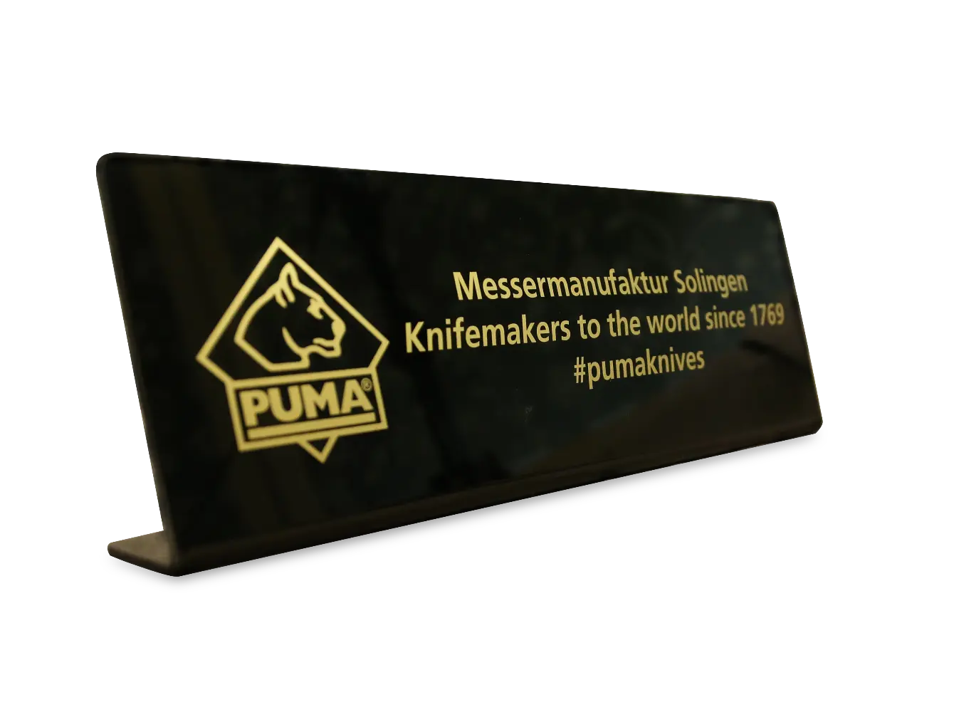 Thekendisplay / Aufsteller schwarz