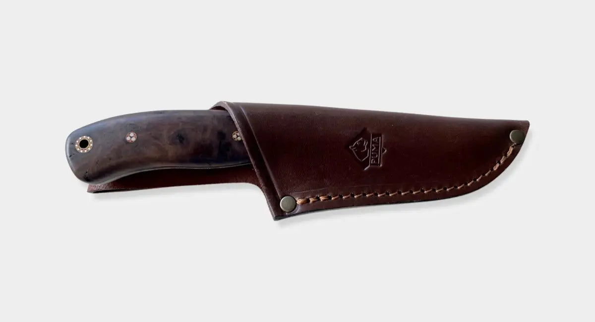 PUMA unicum Jagdmesser, Damast mit Wüsteneisenholz