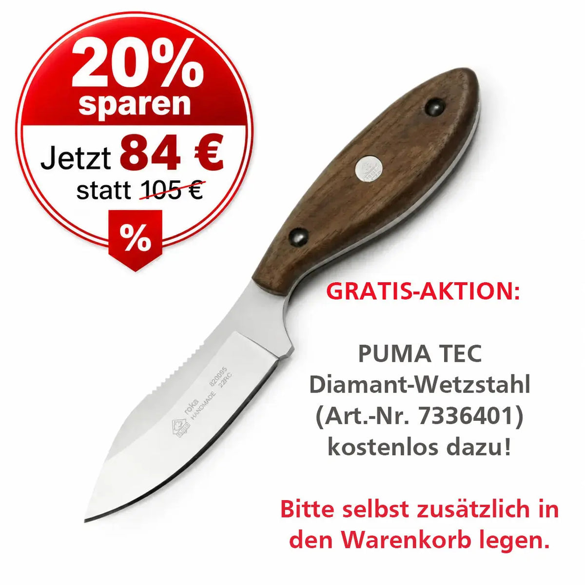 PUMA IP roka, Walnussholz PUMA IP