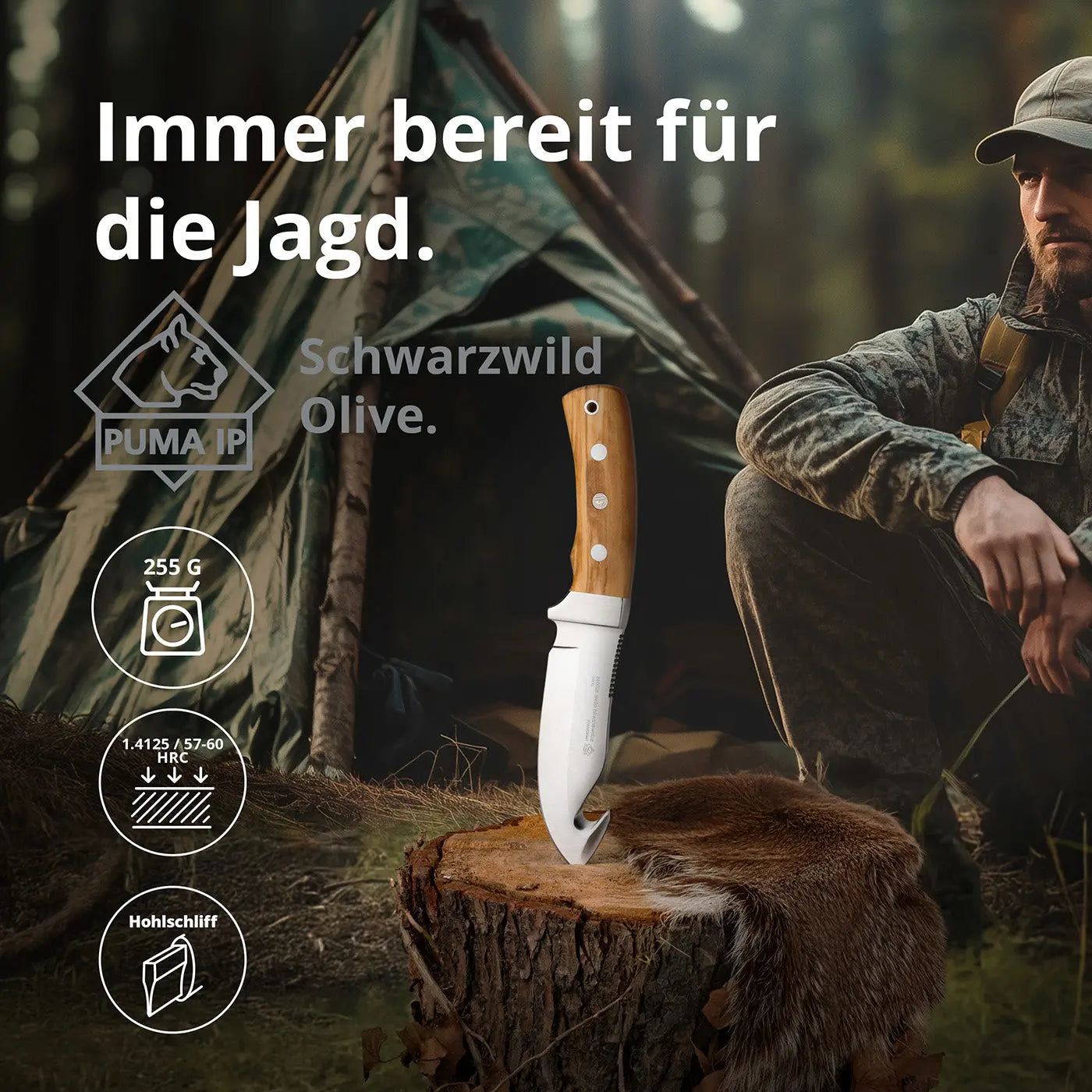 PUMA IP schwarzwild, olive