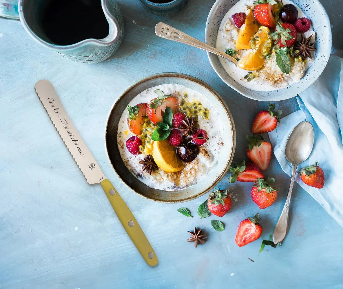 PUMA IP Buckelsmesser /Brötchenmesser gelb