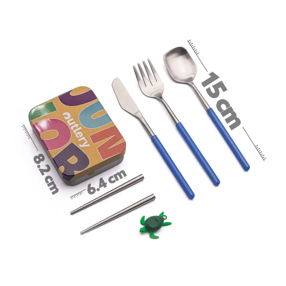 Outlery Kinderbesteck, Edelstahl, Taschenformat