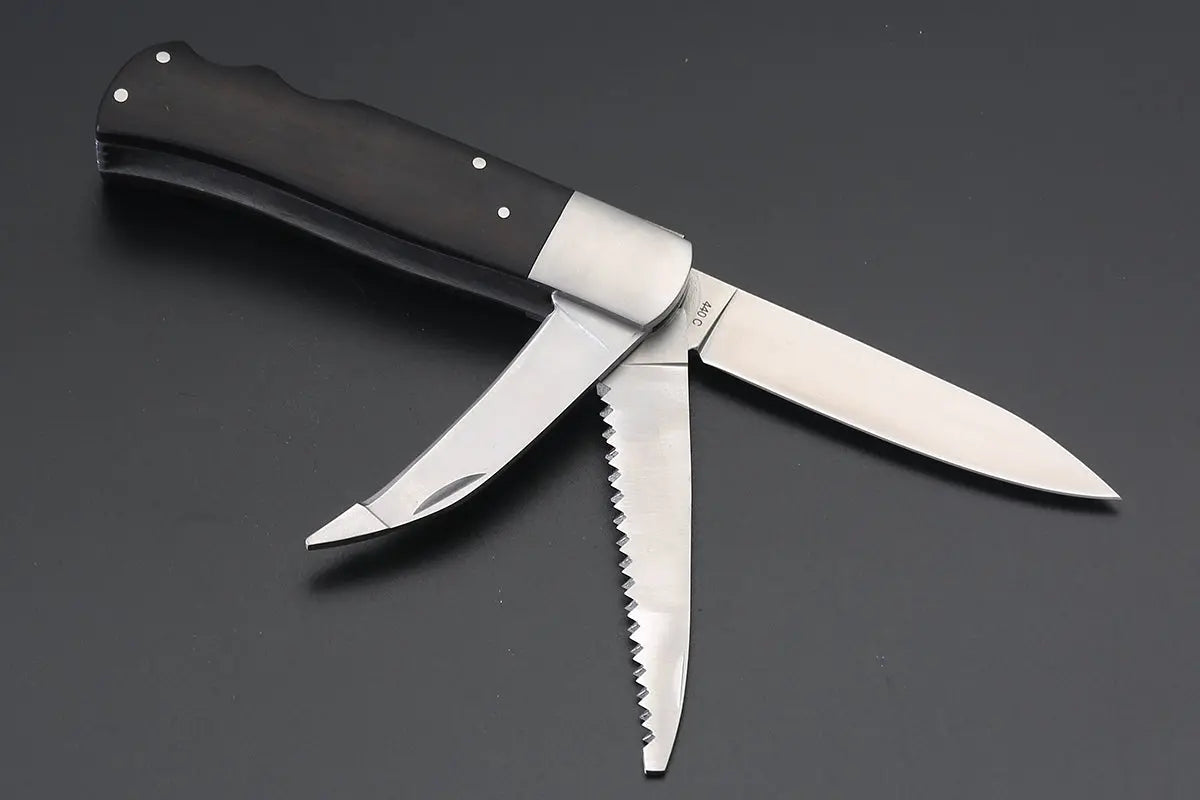 PUMA TEC Jagdtaschenmesser Ebenholz