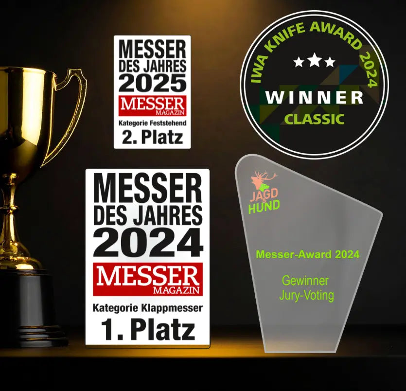 PUMA Messer Auszeichnungen – National & International ausgezeichnet