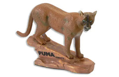 PUMA Figur Messerdisplay Statue Frontansicht, dekorative Puma-Figur als Messerdisplay