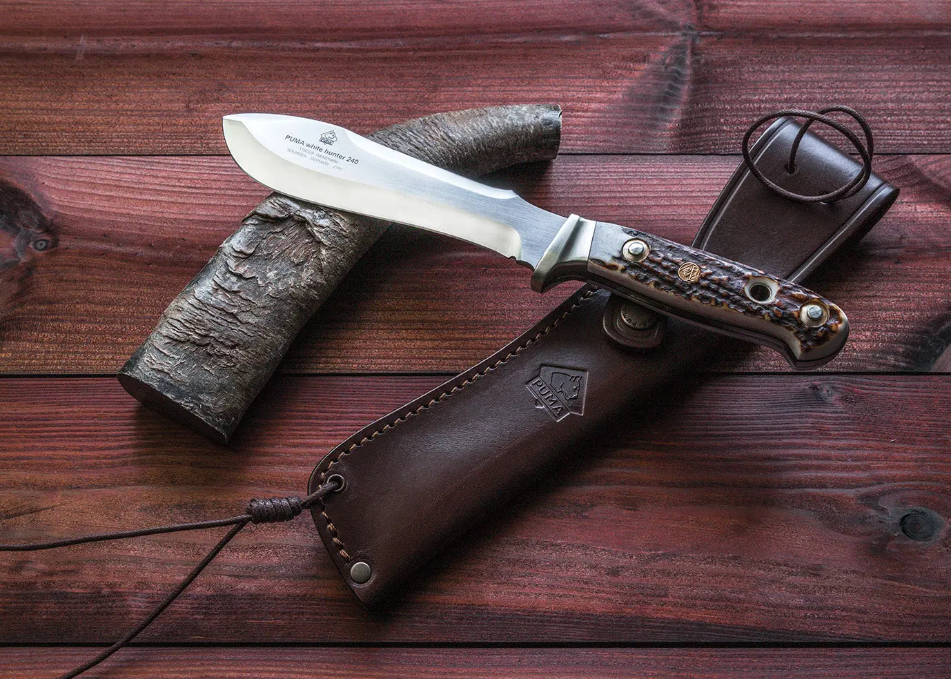 PUMA white hunter 240, Hirschhorn