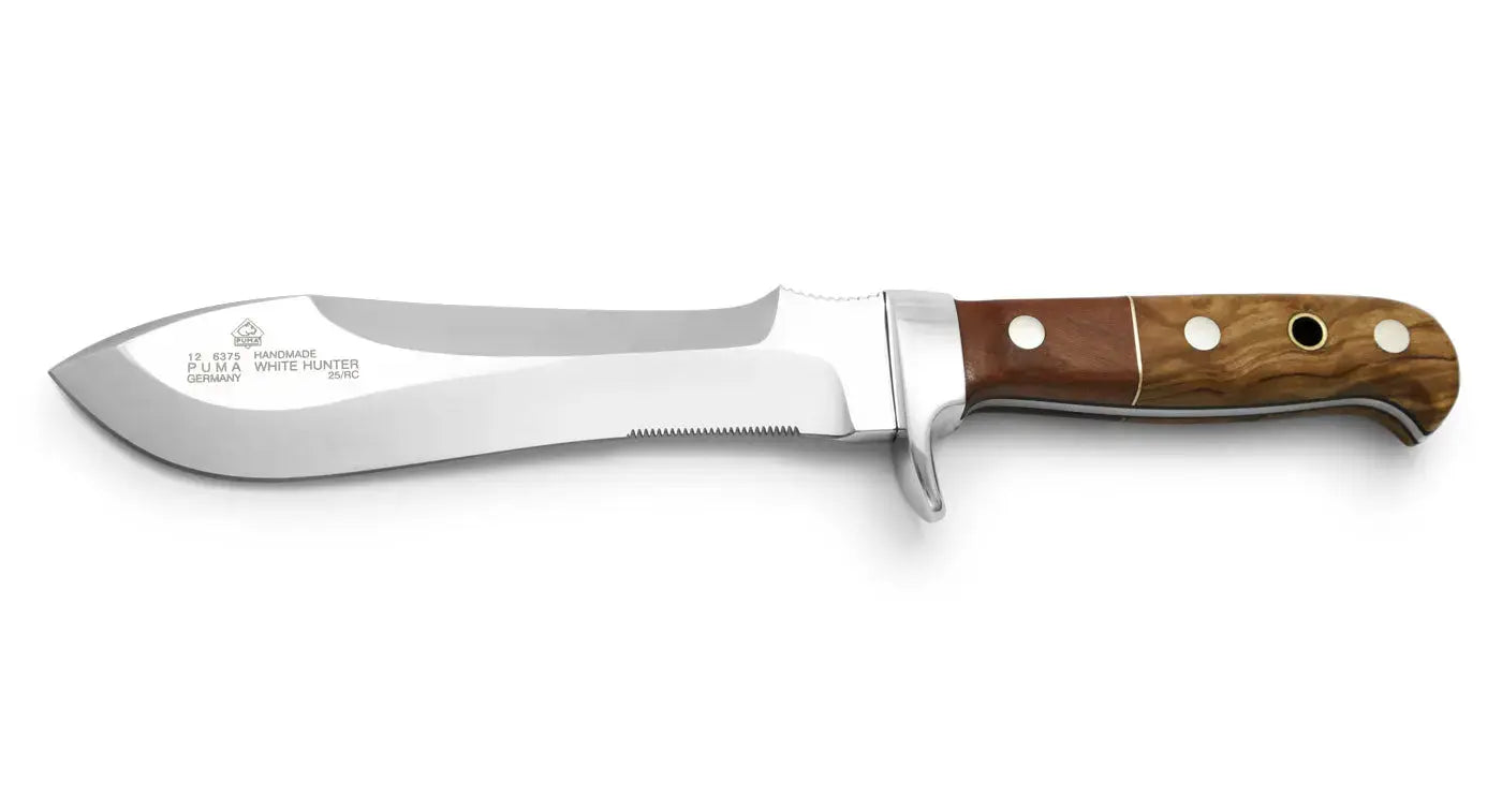 Hunting knife, outdoor knife 126375 PUMA white hunter, lion – PUMA