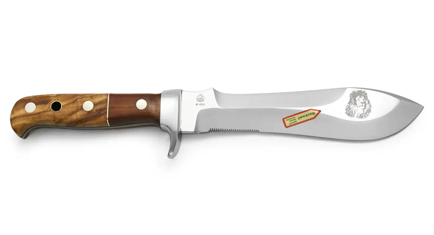 Hunting knife, outdoor knife 126375 PUMA white hunter, lion – PUMA