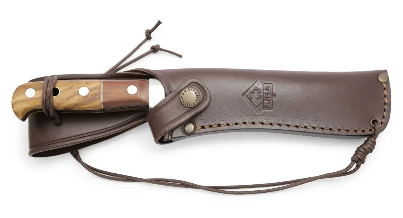 Hunting knife, outdoor knife 126375 PUMA white hunter, lion – PUMA