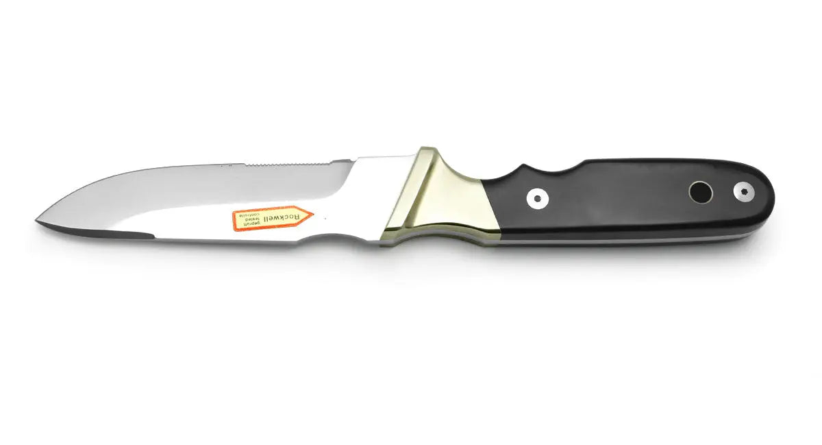 PUMA 2+2 Niederwild Micarta Auslaufmodell Klingendetail, zwei Messer mit Micarta