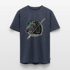 PUMA Herren Premium T-Shirt "Keiler & Saufeder" - heather denim