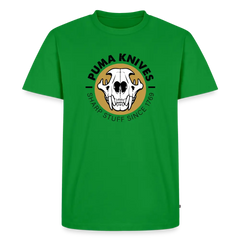 Men’s Premium T-Shirt Skull Frontal Sharp Stuff - green