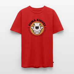 Men’s Premium T-Shirt Skull Frontal Sharp Stuff - red
