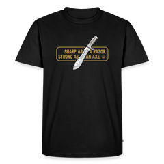PUMA Men´s Premium T-Shirt "White Hunter Sharp & Strong" - black