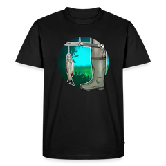 PUMA Herren Premium T-Shirt „Waagemesser – Petri Heil" - black