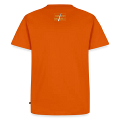 Men’s Premium T-Shirt "PUMA Sharp Stuff White Hunter" - orange 