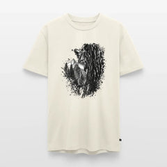 PUMA Herren Premium T-Shirt „Lauernder Puma" - off white