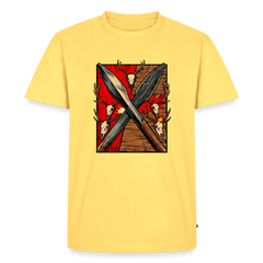 Men’s Premium T-Shirt Saufeder - sky yellow