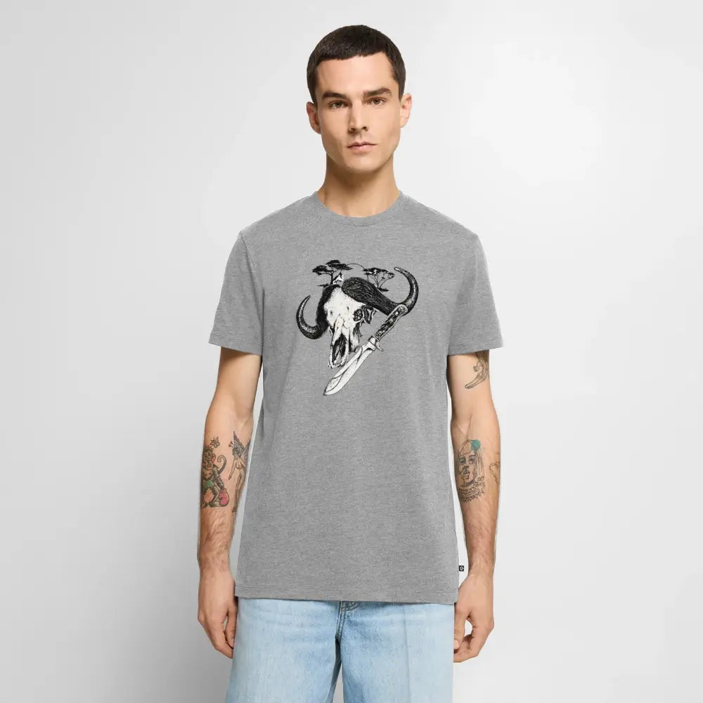 PUMA Herren Premium T-Shirt „White Hunter – Big Game