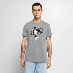 PUMA Herren Premium T-Shirt „White Hunter – Big Game" - heather grey
