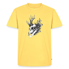 PUMA Men´s Premium T-Shirt „Jagdnicker" - sky yellow