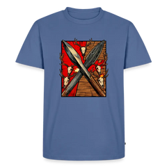 Men’s Premium T-Shirt Saufeder - stone blue
