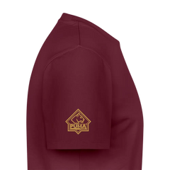 Men’s Premium T-Shirt PUMA Heritage Logo Back - burgundy