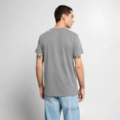 PUMA Herren Premium T-Shirt „Lauernder Puma" - heather grey