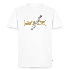 PUMA Men´s Premium T-Shirt "White Hunter Sharp & Strong" - white