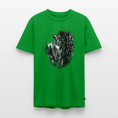 PUMA Herren Premium T-Shirt „Lauernder Puma" - green