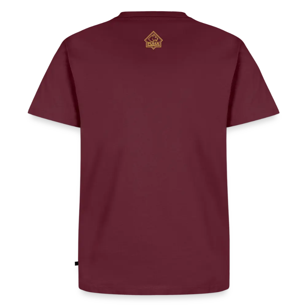 Men’s Premium T-Shirt PUMA Automesser Retrodesign - burgundy