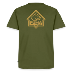 Men’s Premium T-Shirt PUMA Heritage Logo Back - khaki